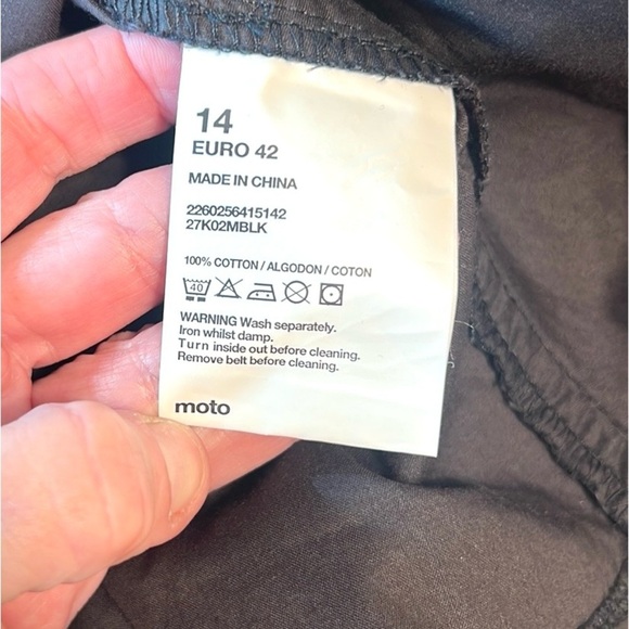 TOPSHOP, Luxury Cotton Twirl-Able,Kilt-Buckled,Full Skirt, EUC,Glorious,Size 14 - Picture 10 of 12